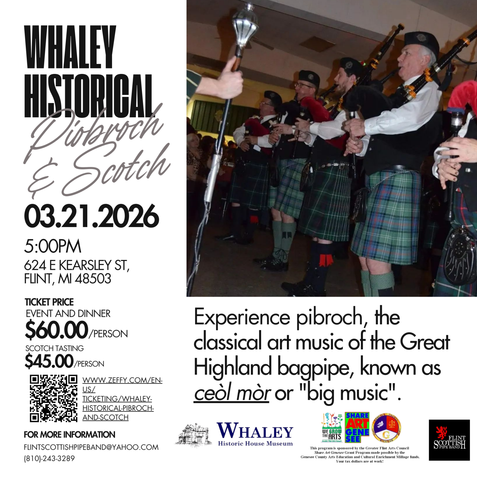 Gallery 1 - Whaley Historical Piobroch and Scotch