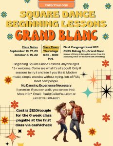 MODERN Progressive Square Dance Beginner Class wiht CallerPaul - 6 Week Series - Open to the Public No Experience Needed