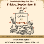 Authors at ArtWalk brought to you by Bewitching Book Tours