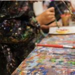 Pendulum Painting: A toddler friendly process art event