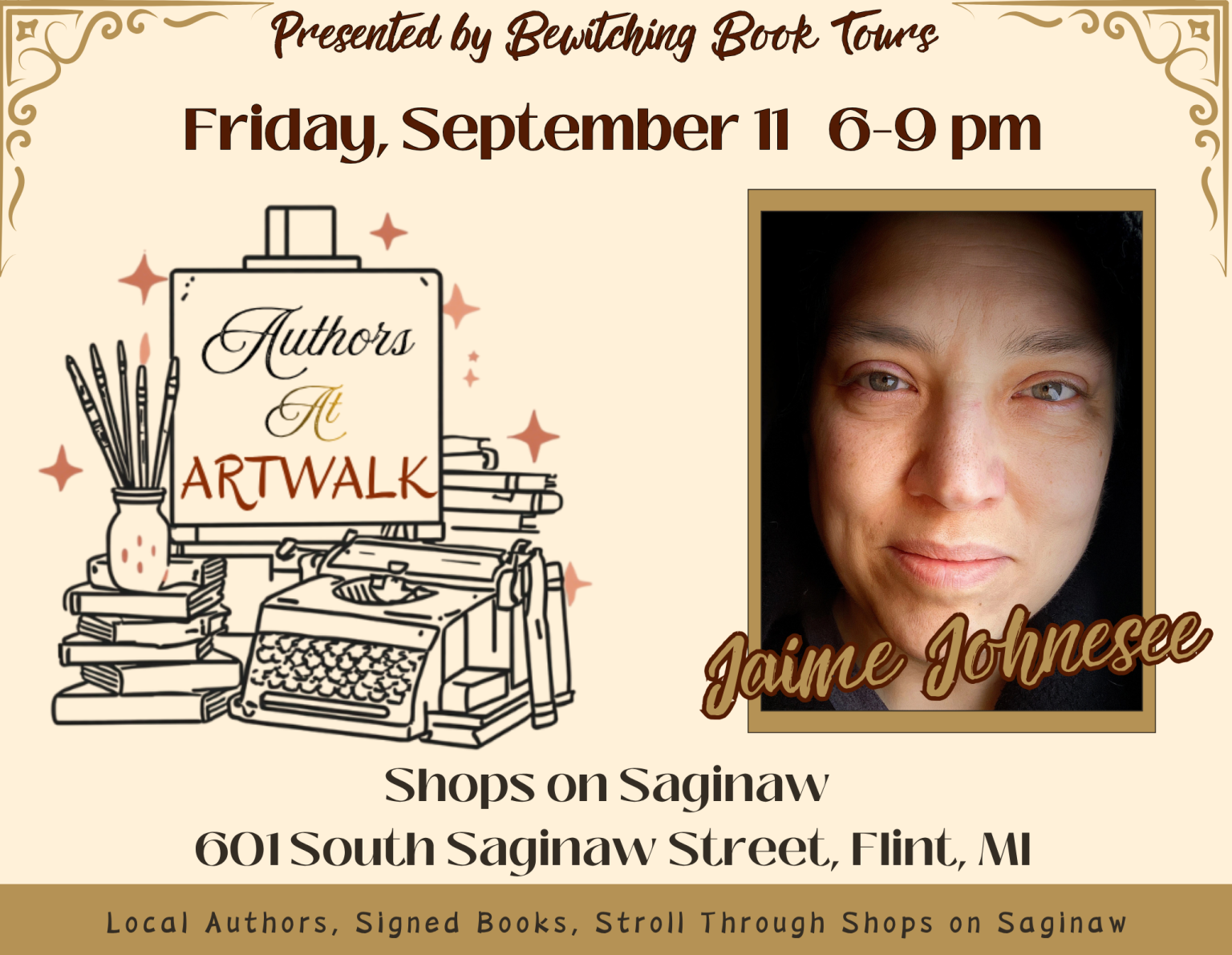 Gallery 4 - Authors at ArtWalk brought to you by Bewitching Book Tours